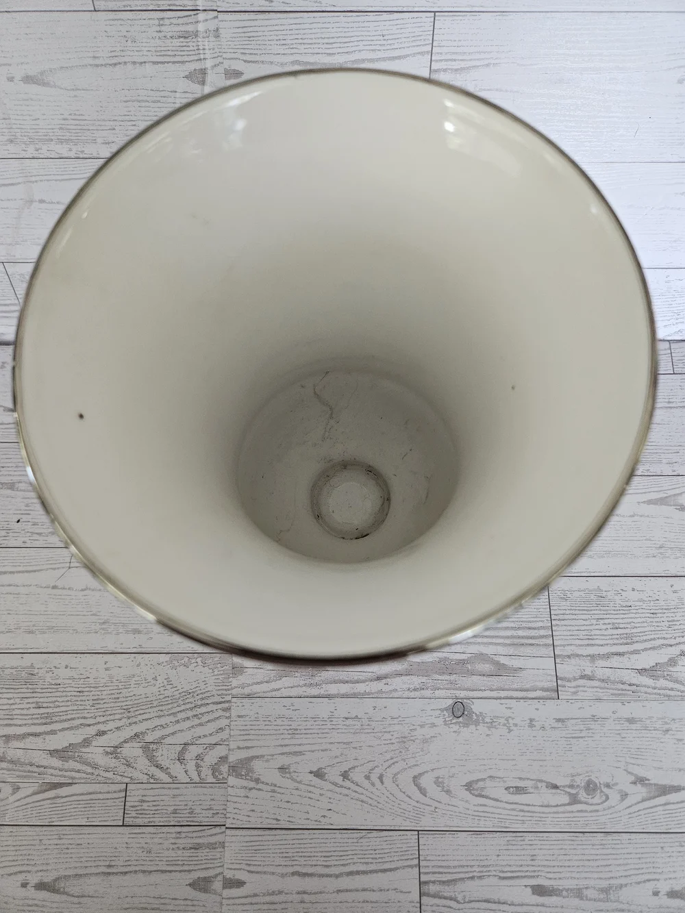 Lenox Opal Innocence Large Vase - Wedding Promises Platinum Trim 11”
